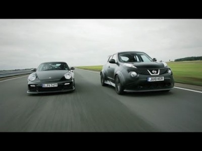 Nissan Juke-R vs Porsche 911 GT2 RS