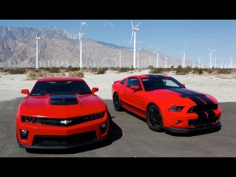 Shelby GT500 a Chevrolet Camaro ZL1