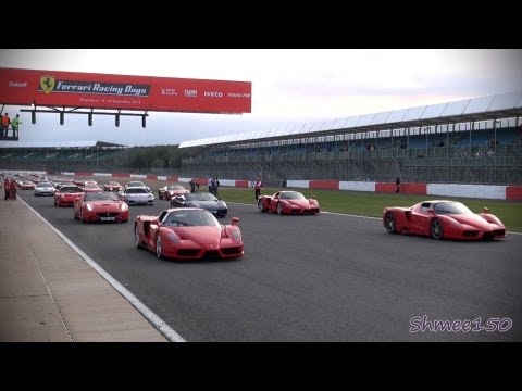 Světový rekord: na okruhu v Silverstone se představilo 964 vozů Ferrari