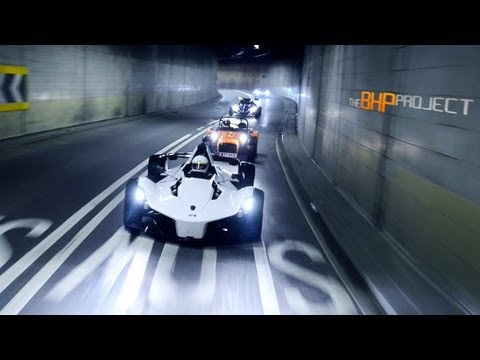 Video: BAC Mono, Ariel Atom, KTM X-BOW a Caterham R300 v Londýně